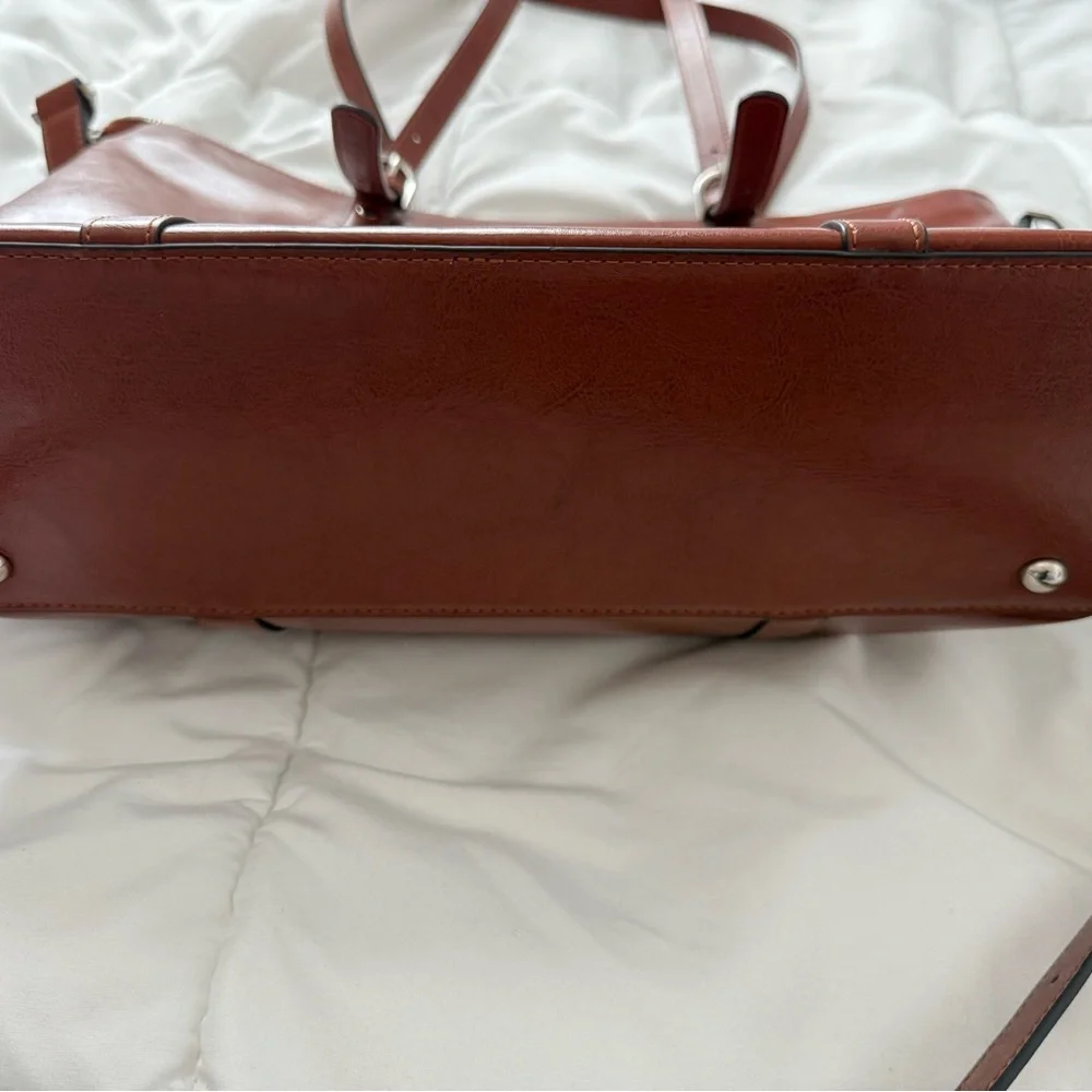 BOSTANTEN Carol Women’s Leather Laptop Tote Bag briefcase - Picture 6 of 8